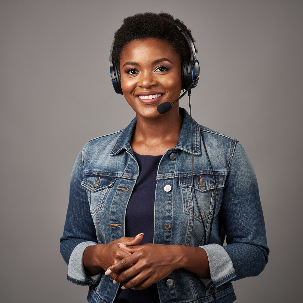 Studio portrait of a Black woman stage manager
